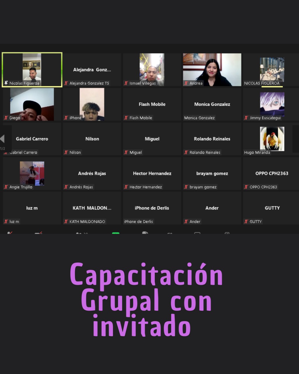 Taller grupal - Capacitación colectiva para crecimiento personal